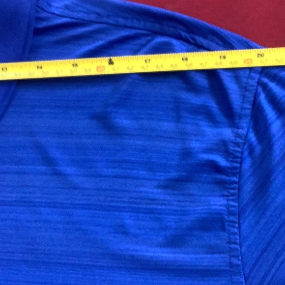 Men’s 42-44 Large blue sports shirt.  See measurements.  Bundle price listed. - Picture 3 of 7